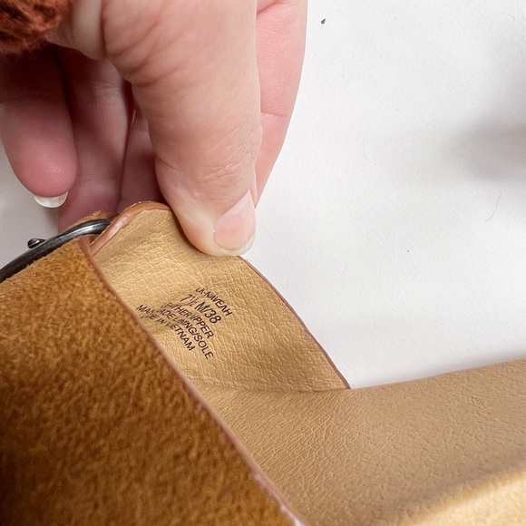 LUCKY BRAND Espadrille Naveah Wedge Sandal Size 7.5 Ankle Strap Buckle Casual - Picture 9 of 11